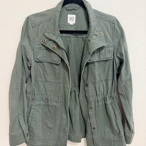 GAP Olive Green Casual Jacket